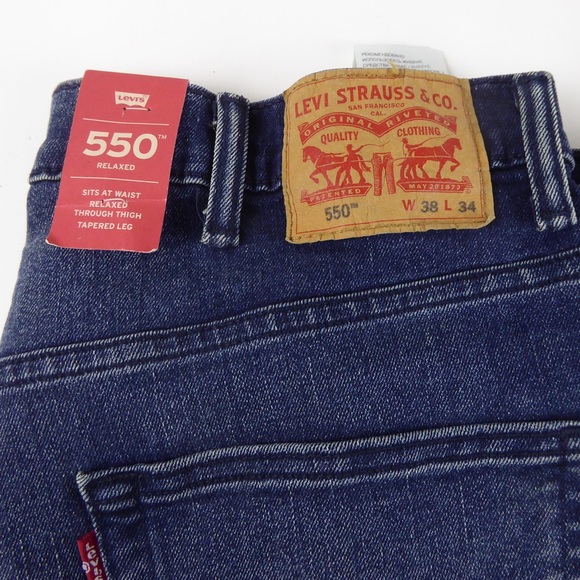 Levi’s Strauss 550 Relaxed Stretch Denim Jeans NWT - Picture 2 of 6